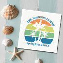 Search for coastal napkins Palm trees