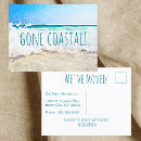 Search for beach moving announcement cards We've moved