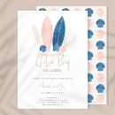 Search for beach gender reveal invitations He or she