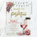 Search for aged to perfection invitations Fine like wine