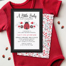 Search for ladybug invitations Red