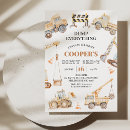 Search for construction 3rd birthday invitations Excavator