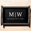 Search for black serving trays Black and white