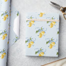 Search for lemon wrapping paper Watercolor