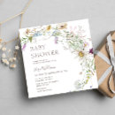 Search for enchanted baby shower invitations Wildflower