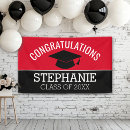 Search for red and black graduation banners Graduate