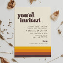 Search for 1960s birthday invitations Mid century modern