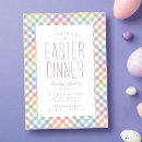 Search for easter dinner invitations Pastel