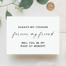 Search for sister maid of honor bridesmaid cards Simple