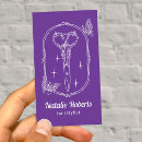 Search for purple butterfly business cards Beauty salon