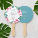 Search for circle fans wedding wedding programs Botanical