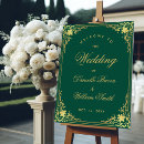 Search for emerald green wedding signs Vintage