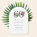 Search for tropical 60th birthday invitations Sixty