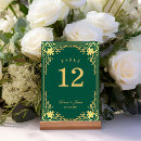 Search for emerald table cards Vintage