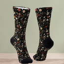 Search for floral socks Black