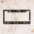 Search for vintage license plate frames Black