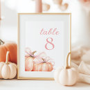 Search for pumpkins table cards Elegant