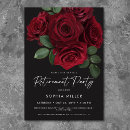 Search for red rose black and white invitations Classic