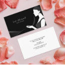 Search for woman silhouette business cards Hairstylist