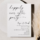 Search for private party invitations Happily ever after party