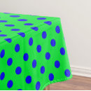 Search for green polka dot tablecloths Pattern
