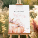 Search for pumpkin baby shower signs Fall autumn
