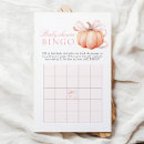 Search for pumpkin bingo Baby shower activity