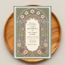 Search for art nouveau wedding invitations Floral