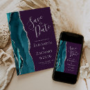 Search for purple and teal save the dates Trendy