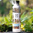Search for monogram water bottles Photo collage