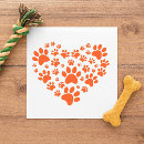 Search for paw print napkins Heart