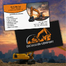 Search for excavation business cards Excavating