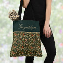 Search for emerald green tote bags Flowers
