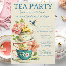 Search for ladies tea invitations Floral