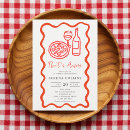 Search for pizza bridal shower invitations Calligraphy