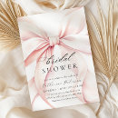 Search for bow bridal shower invitations Coquette
