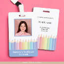 Search for teacher name tags badges Rainbow colors