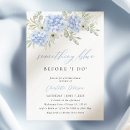 Search for blue hydrangea bridal shower invitations Before i do