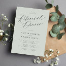 Search for green rehearsal dinner invitations Classic