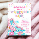 Search for retro pool party invitations Pink