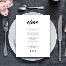 Search for handwritten wedding menus Elegant and clasic