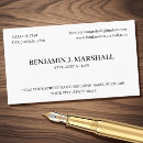 Search for judge business cards Attorney at law