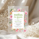 Search for floral twins baby shower invitations Modern