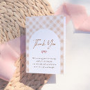 Search for gingham thank you cards Arch