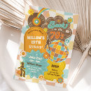 Search for 70s birthday invitations Hippie