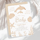 Search for dolphin baby shower invitations Starfish