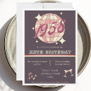 Search for 66th birthday invitations Retro