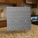 Search for optical illusion tiles Black and white