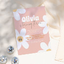 Search for pink orange birthday invitations Boho