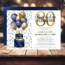 Search for mens 80th birthday invitations Modern